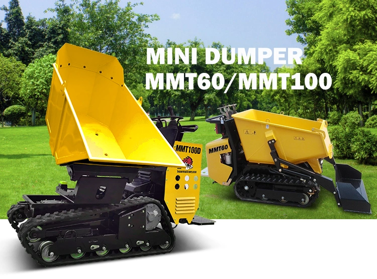 Garden Mini Transporter Self-Loading Mini Track Dumper