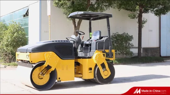 Rodillo compactador de 8 toneladas, máquina de construcción, mini rodillo compactador para la venta